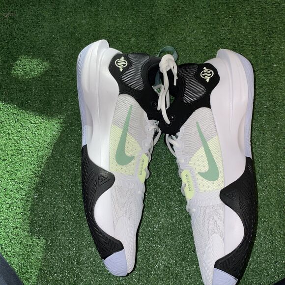 Nike Giannis Immortality 2 white/black barely volt DM0825 101 - Men's Size 11 - Picture 4 of 9